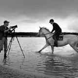Running horses